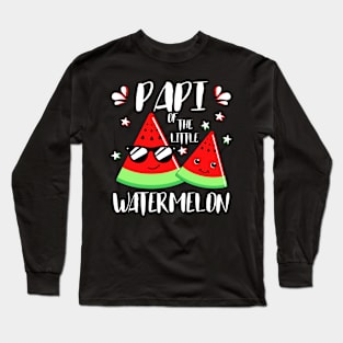 Papi Of The Little Watermelon Long Sleeve T-Shirt